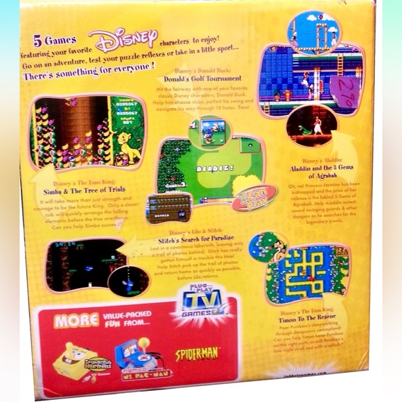 2 Jakks - Disney/Blue’sRoom TV Game Joystick with built-in video game - Picture 5 of 6